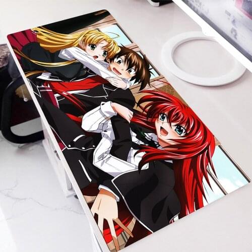 High School DxD Gamer Computer Table Decoration Mousepad Speed Big Mouse Pad Large Setup Gaming Accessories Keyboard Desk Rug