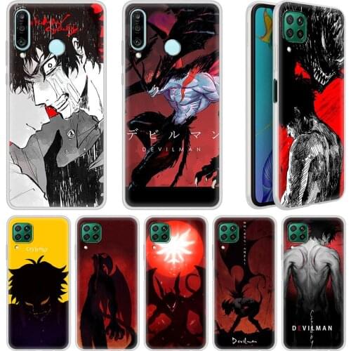 Soft Case For Huawei P30 P40 Lite E Phone Cover P Smart Z Y7 Y6 2019 Honor Play 9A 8X 9S 20 Pro Tpu Capa Devilman Crybaby Anime