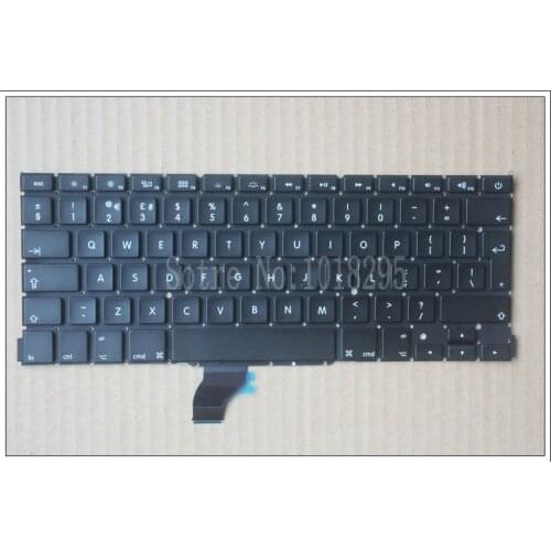 New For Apple Macbook Pro Retina 13" A1502 Keyboard Replacement ME864 ME865 ME866 UK Laptop Keyboard