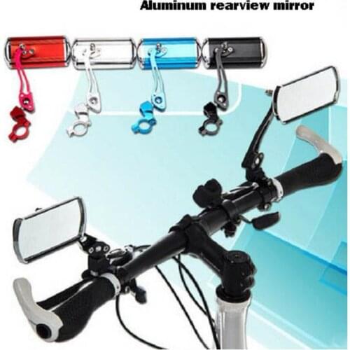 High Quality Bicycle Rearview Mirror Aluminum Alloy Bicycle Rearview Mirror Bike Rectangle Mirror Bicycle Parts