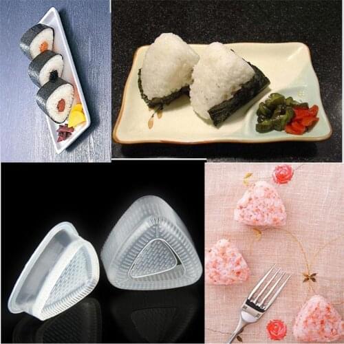 2PCS/Set DIY Sushi Mold Onigiri Rice Ball Food Press Form Sushi Mold Onigiri Rice Ball Bento Press Maker Mold DIY Tool