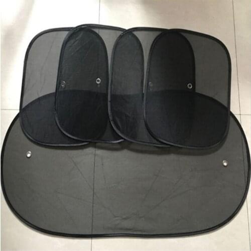 2PCS Car Side Rear Window Screen Sun Shade Mesh Cover Windshield Sunshade Visor