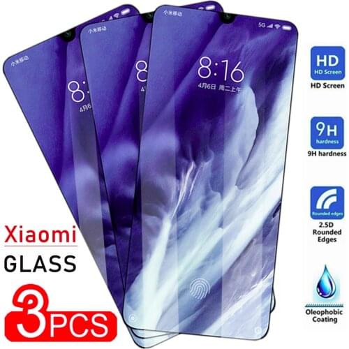 3PCS Screen Film Glass For Xiaomi redmi 10X 5G 10X Pro 5G Glass Screen Protection For Xiaomi redmi 8A Premium Tempered Glass