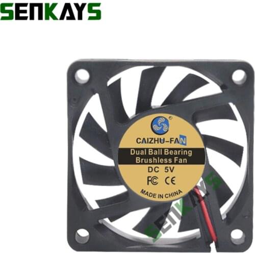 Dual Ball Bearing DC5V 12V 24V 60mm 6010 DC Fan 60x60x10mm 6cm Cooling Cooler Fan Computer PC CPU Case Cooling Fan XH2.54 2Pin