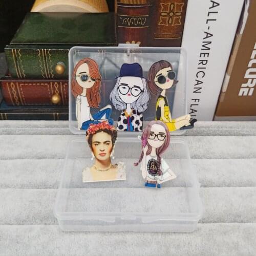 DDZST Brooches Girl On Clothes