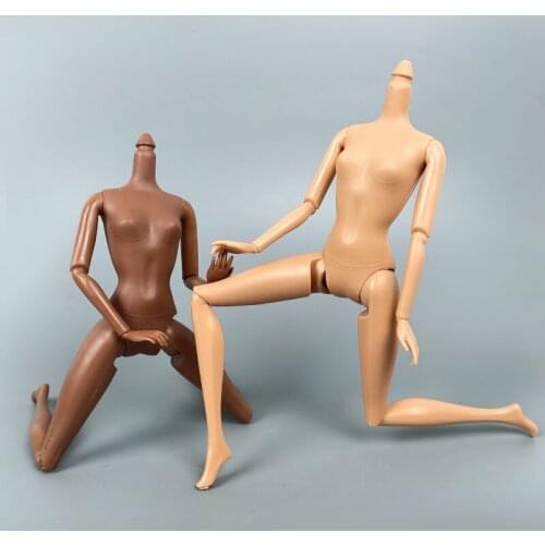 DIY Kids Toy Doll Body Movable Naked 11 Jointed Body for 1/6 BJD 11.5" Dolls Nude Female Body Dollhouse Accessories For Child
