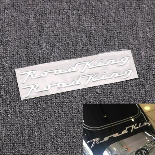 For Harley Davidson Road King 3D Chrome Motorcycle Decals Stickers 110/105th Anniversary Classic Motorbike Emblem Badge