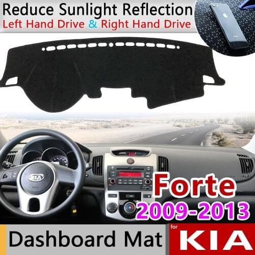 For KIA Forte 2009 2010 2011 2012 2013 TD Anti-Slip Mat Dashboard Cover Sunshade Dashmat Carpet Accessories Cerato Vivaro Koup