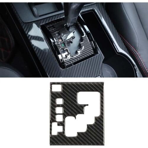 For Toyota 4Runner 2010 Up LHD Car Gear Shift Panel Cover Sticker Car Styling Interior Auto Moldings Accessories