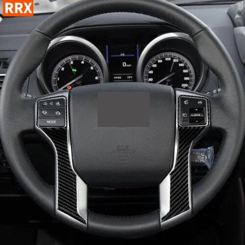 For Toyota Land Cruiser Prado LC150 FJ150 carbon fiber Rearview mirror lift headlight gear doorpost steering wheel decoration