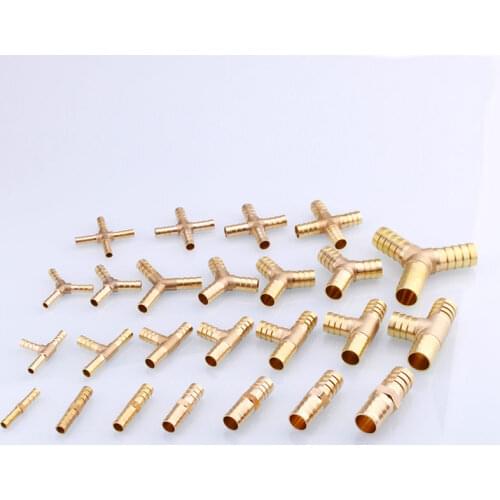 Fit 6 8 10 12 13 14 16 19 25mm Hose Barb Brass Bulkhead Hosetail Pipe Fitting Connector Water Gas Fuel