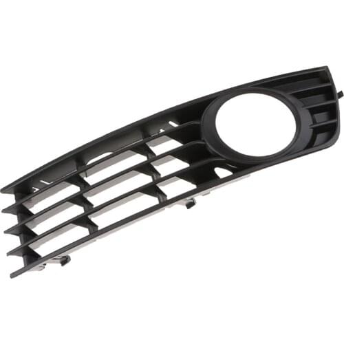 Left Side Chrome Fog Light Lamp Grill Vent Grille For 2001-2005 AUDI A4 S4