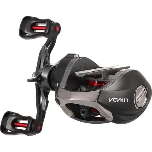 Lixada 12+1 Ball Bearings Baitcasting Reel Fishing Fly High Speed Fishing Reel with Magnetic Brake System Fishing Accessories