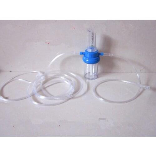 Medical oxygen cylinder inhaler accessories humidification bottle flowmeter buoy filter pressure gauge pressure reducing valve