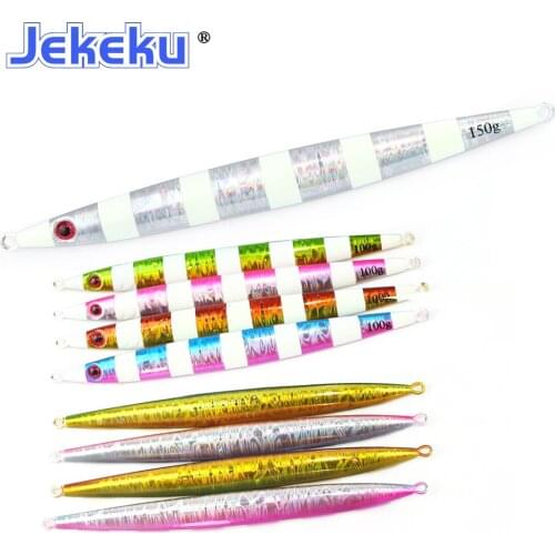 JEKEKU NEW Slow Jigging Metal Lead Lure 100g 150g Saltwater Metal Fishing Lure Artificial Bait Casting Bait Hot Selling