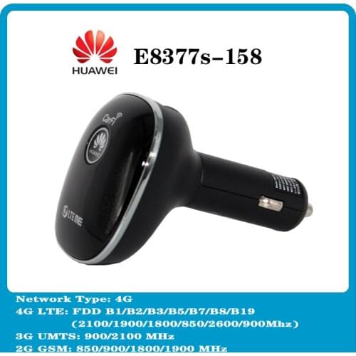 Huawei 4G Modem E8377 E8377s-158 4G LTE Hilink Carfi Modem 150Mbps Carfi Hotspot Dongle 4g wifi modem with Antenna PK E8372 B525