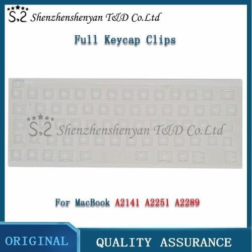 New Scissor Clips Hinge Kit US UK Layout For Macbook Air Pro Retina 13 '' 15 "A2141 A2289 A2251 Keyboard Keycaps Key Cap Repair