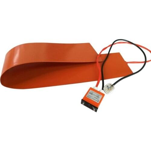 55 gallon 200L oil tank heating band 1740 x 300 mm silicone drum heater with temperature controller Price