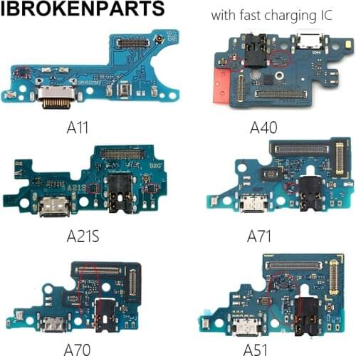 AAA New Replacement for Samsung Galaxy A50 A51 A71 A70 A40 A11 A21S USB Dock Connector Charger Charging Port Jack Flex with IC
