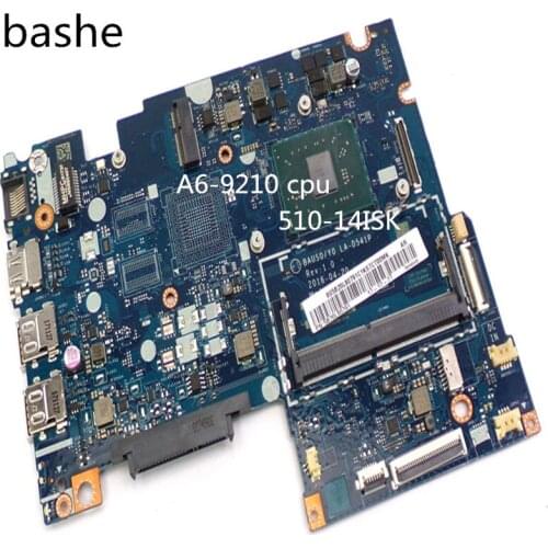 For Lenovo Yoga 510-14ISK notebook computer integrated graphics card A6-9210 CPU LA-D541P motherboard full test free shipping