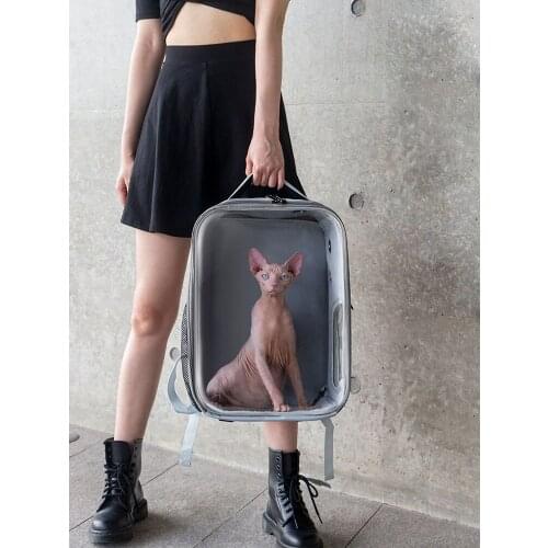 Breathable Pet Bag Large Capacity Cat Bags Orange Plecak Pets Knapsack Four Seasons Universal Comfortable For Cats Handbag