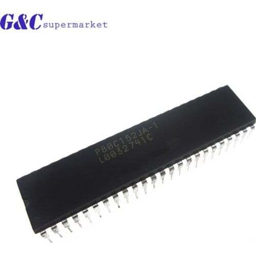1/5PCS P80C152JA-1 P80C152 80C152JA DIP40 IC GOOD QUALITY diy electronics
