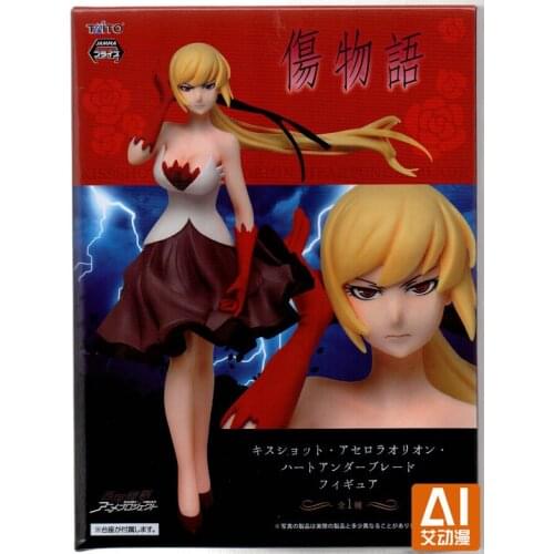 TAITO 18CM 1pcs Japanese original anime figure Oshino Shinobu Kizumonogatari action figure collectible model toys for boys