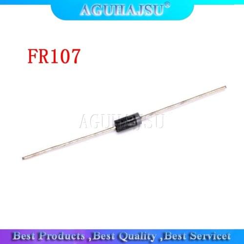 100PCS Rectifier Diode FR107 1A 100 0V DO-41 fr107