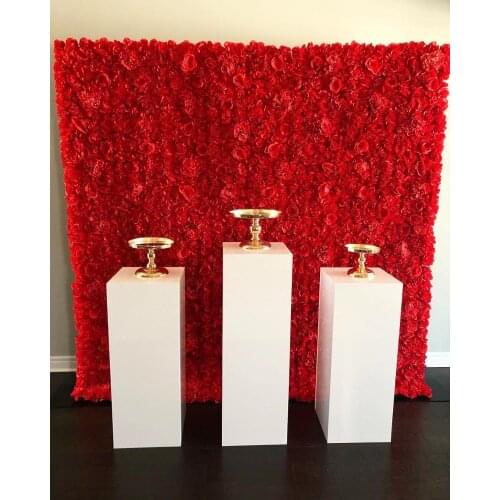 3pcs/set)Wedding Event Furniture Hire white plinth stand wedding Mandap for Stage Decoration senyu2250