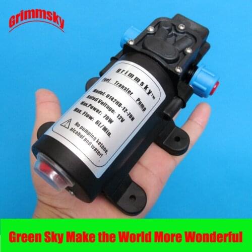 6L/Min 12V DC 70Whigh flow oil water oil pump car