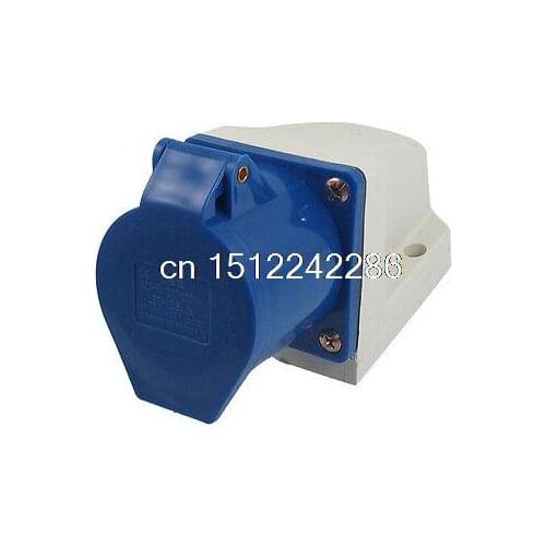 AC 220V-250V 32A 2P+E IEC309-2 Panel Mount Industrial Socket