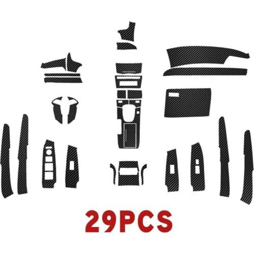 Car Stickers decor For Honda Accord 2008-2012 Interior Kit Carbon Fiber Style Cover Parts Professional Replacement