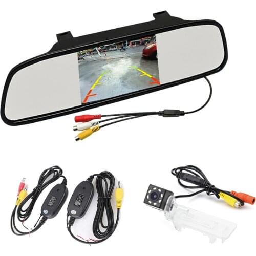 Car monitor +2.4G wireless CCD and LED Adjustable Angle Rear View Camera for Mercedes Benz Smart City-Coupe Fortwo ED