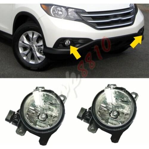 For 2012 2013 2014 Honda CRV CR-V High quality Fog Clear Lens Lights Bumper Light Lamps RH+LH 2pcs