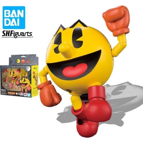 10cm BANDAI S.H.Figuarts Pacman 40th Anniversary Edition Toys Pvc Action Figure Collectible Model Toy