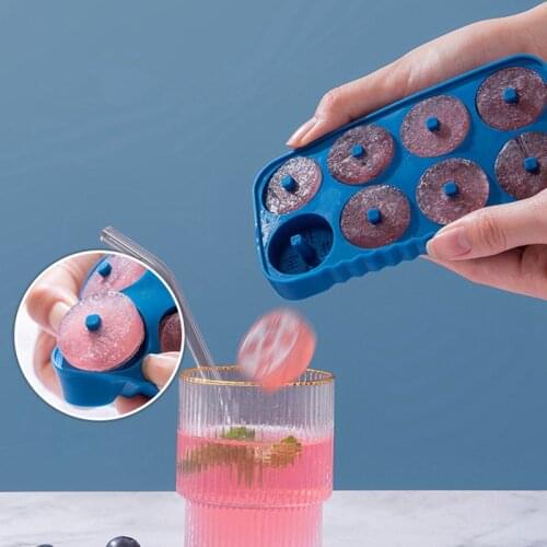 Creative Ice Tray Band-like Copper Coil Styling Silicone Ice Box Superimposed Ice Ball Maker Mold Boxes Kitchen Tools Whiskey