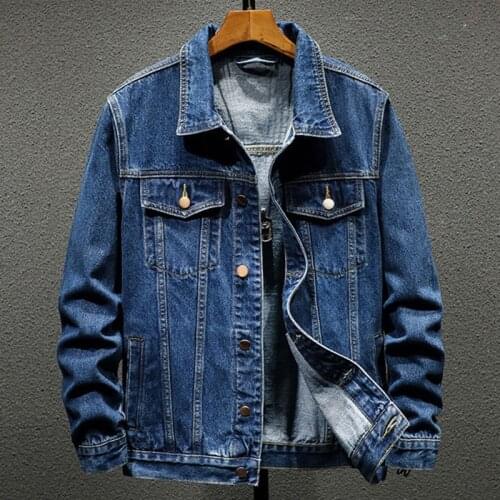 Plus size 4XL 5XL Basic Coat Female Bombers Denim Jacket Women Vintage casual Outerwear Autumn Jean Jacket for Women 2020 New