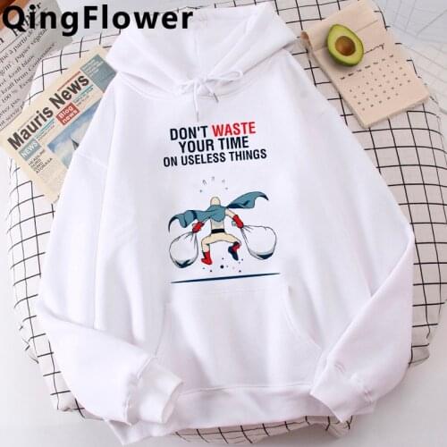 One Punch Man Saitama hoodies men plus size harajuku men hoody pullover 2021 Korea