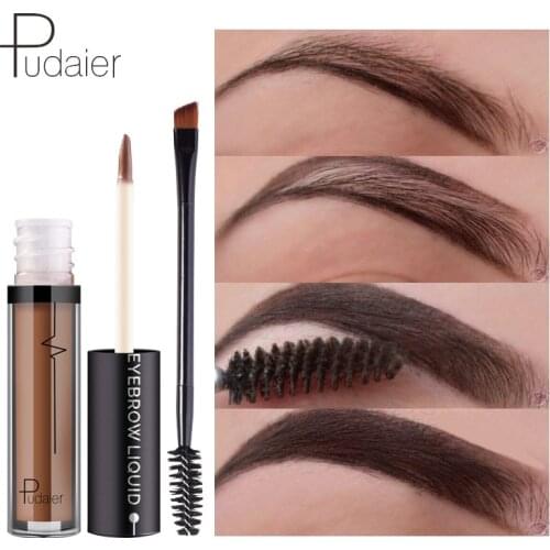 Eyebrow Liquid Cream Enhancers Brush Kits Long-Lasting Easy To Wear Natural Waterproof Eye Brow Tattoo Tint Beautiful Eye Makeup