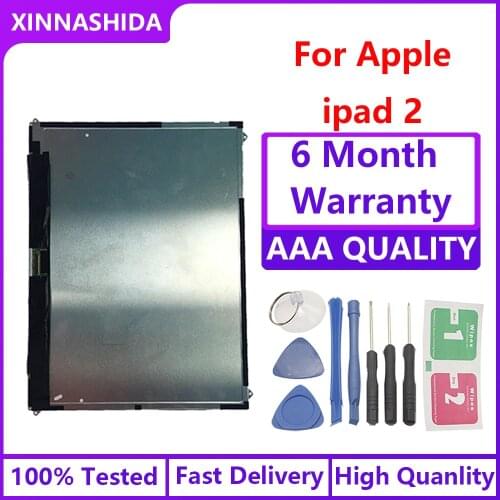 New For Apple iPad 2 iPad2 2nd A1395 A1397 A1396 LCD Display Screen Replacement For iPad 2 Tablet LCD Repair Parts Free Shipping