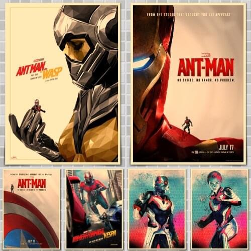 Disney Marvel Ant-Man Movie Poster Wall Stickers For Home Room Bar Decor Art Habitaciones Adolecentes Decoracion Hogar Moderno