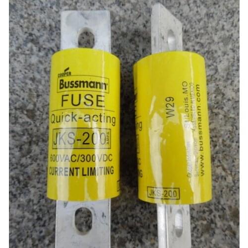 Fuses: JKS-200 200A 600V aR / JKS-125 JKS-150 JKS-175 600V aR