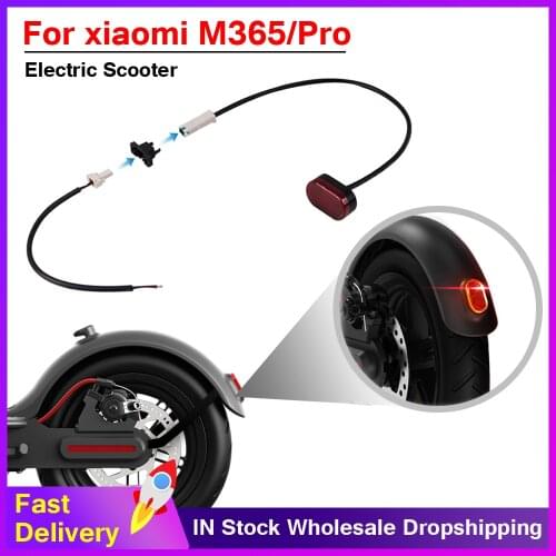 Taillight Smart Tail Cable Direct Fit Electric Scooter Parts Light Battery Line Foldable Resistant For Xiaomi Mijia M365 Pro