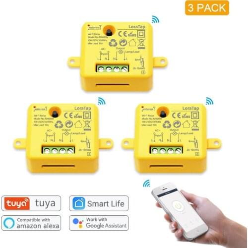 Smart Life Tuya Wifi Switch DIY Wireless Remote Domotica Light Smart Home Automation Relay Module Controller Work with Alexa