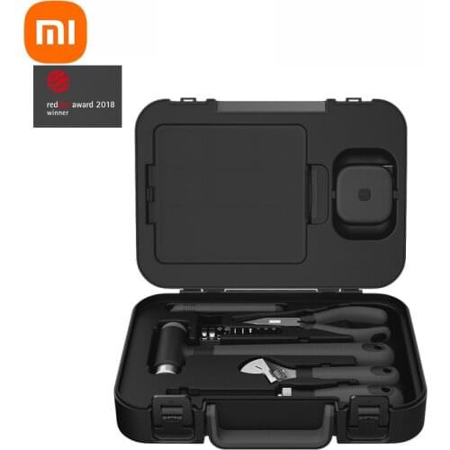 Xiaomi MIIIW 16Pcs DIY Tool Kit Toolbox General Household Hand Tool With Screwdriver Wrench Hammer Plier Knife Repair Tools
