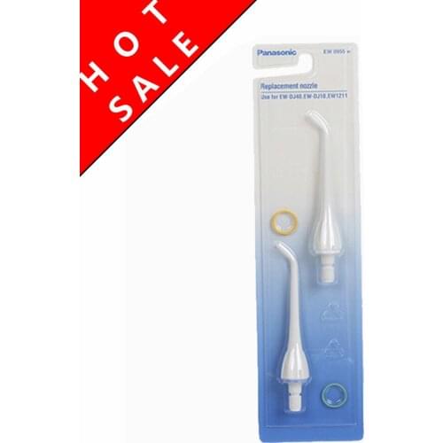 2Pcs EW0955W Replacement Nozzle for Panasonic Oral Irrigator EW-ADJ4 EW-DJ40 EW-DJ10 EW1211 EW1211A ADJ4 DJ40 DJ10 EW 0955