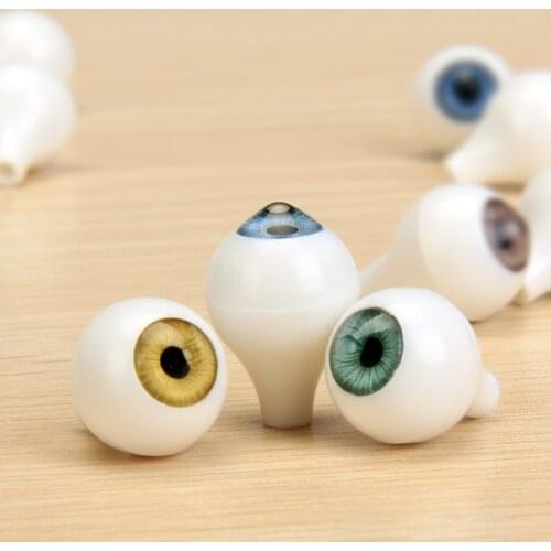 4pairs 16mm Round Doll Eyes Eyeball Acrylic Plastic Dolls Accessories 4Colors