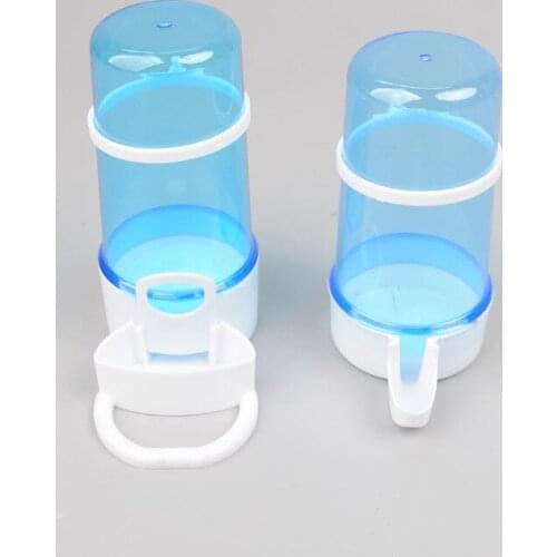 Automatic Plastic Hamster Water Bottle Food Feeder Transparent Bird Guinea Pig Rat Mouse Hamster Feeding Bowl Drinking Water
