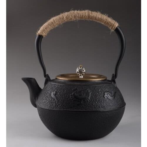 Cast Iron Teapot Set Japanese Tea Pot 1200ml Tetsubin Kettle Infuser Drinkware Hot Sale Free Shipping