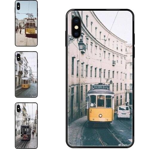 Lisbon Tram Tpu Black Soft Black Phone Case For Huawei Honor 20 20i 20s 10 10i 6A 7A 7X 8C 8X 9 9A 9I 9X Lite Pro Better